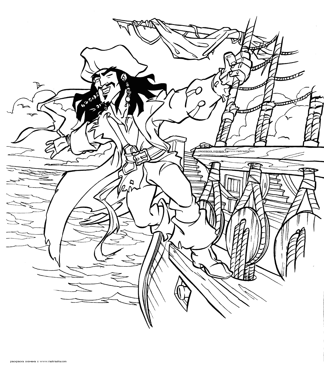 Jake and the Never Land Pirates Coloring Pages TV Film Printable 2020 04026 Coloring4free