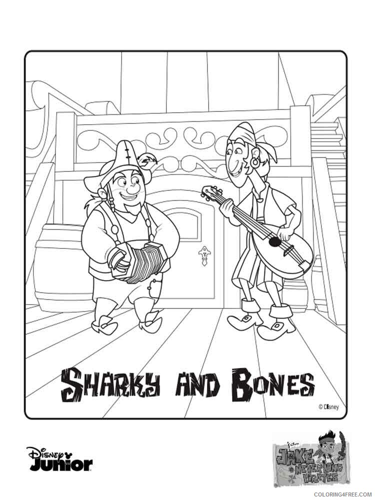 Jake and the Never Land Pirates Coloring Pages TV Film Printable 2020 04028 Coloring4free