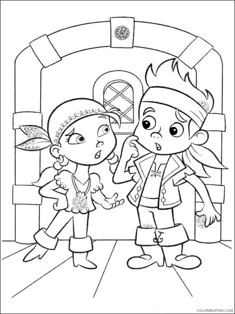 Jake and the Never Land Pirates Coloring Pages TV Film Printable 2020 04034 Coloring4free