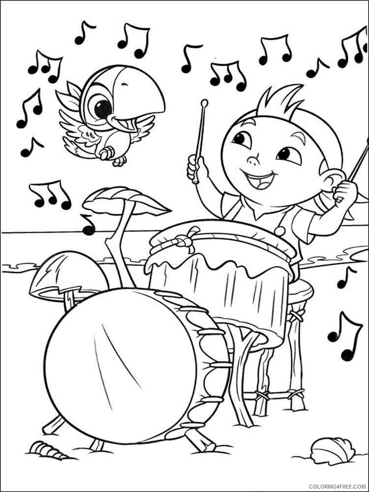 Jake and the Never Land Pirates Coloring Pages TV Film Printable 2020 04036 Coloring4free
