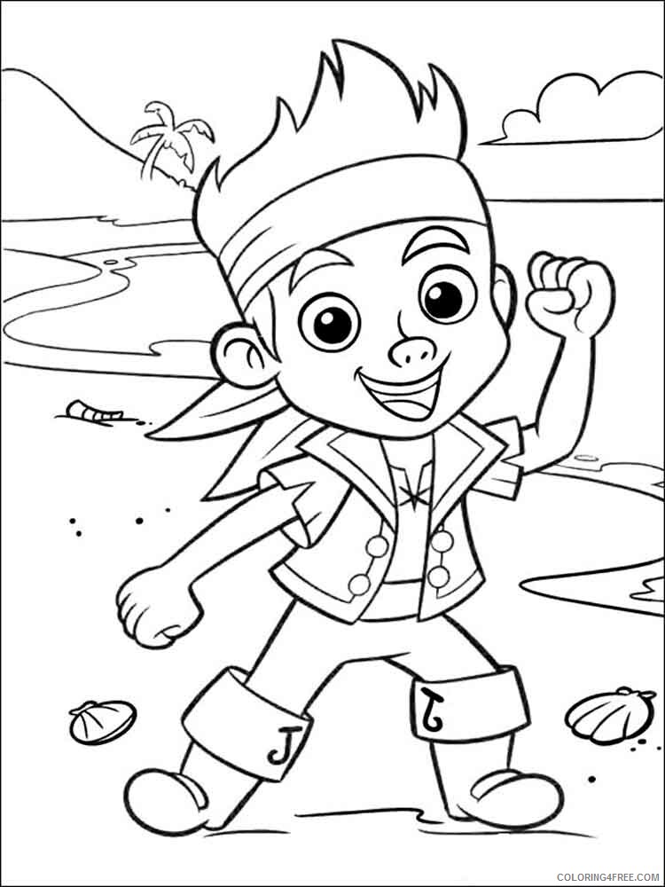 Jake and the Never Land Pirates Coloring Pages TV Film Printable 2020 04037 Coloring4free