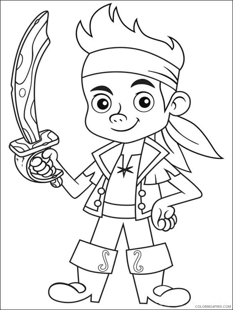 Jake and the Never Land Pirates Coloring Pages TV Film Printable 2020 04038 Coloring4free