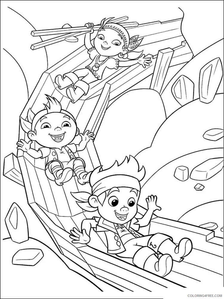 Jake and the Never Land Pirates Coloring Pages TV Film Printable 2020 04043 Coloring4free