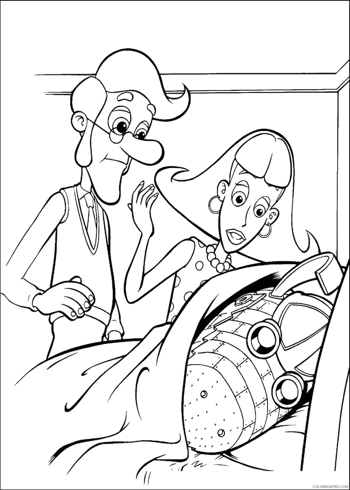 Jimmy Neutron Coloring Pages TV Film jimmy_neutron_cl09 Printable 2020 04127 Coloring4free