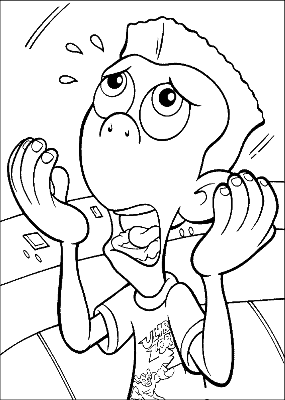 Jimmy Neutron Coloring Pages TV Film jimmy_neutron_cl18 Printable 2020 04136 Coloring4free