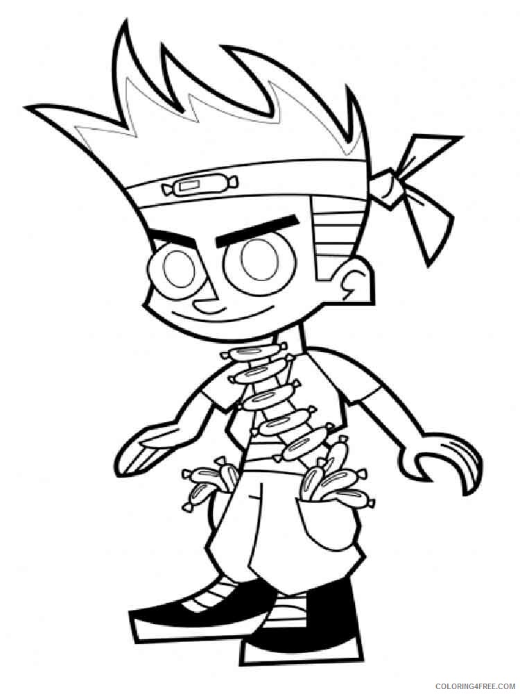 Johnny Test Coloring Pages TV Film johnny test 1 Printable 2020 04174 Coloring4free