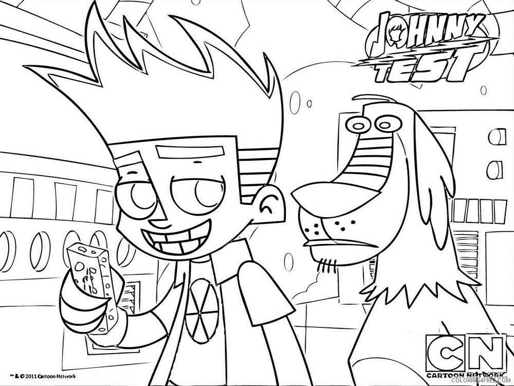 Johnny Test Coloring Pages TV Film johnny test 11 Printable 2020 04176 Coloring4free
