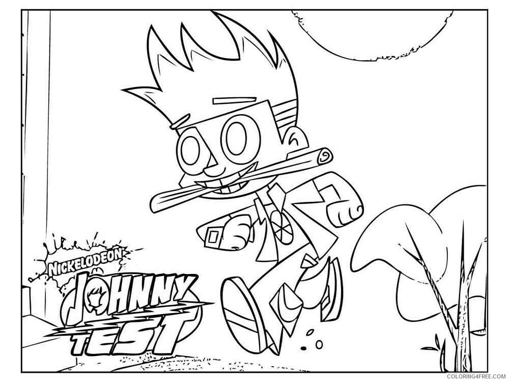 Johnny Test Coloring Pages TV Film johnny test 12 Printable 2020 04177 Coloring4free