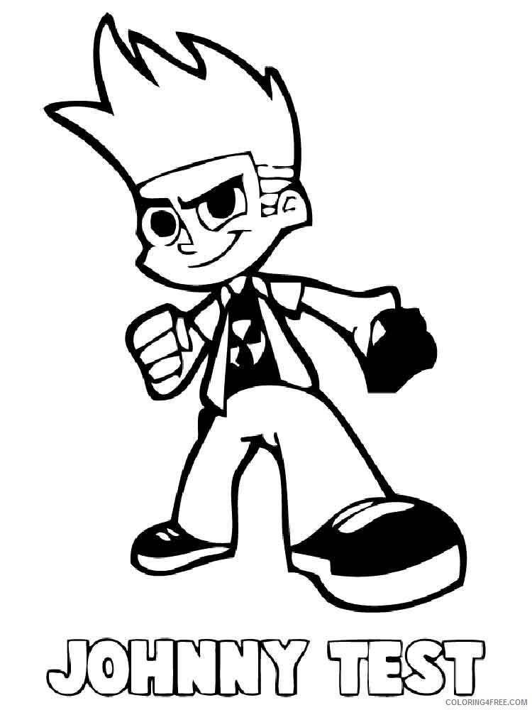 Johnny Test Coloring Pages TV Film johnny test 3 Printable 2020 04181 Coloring4free