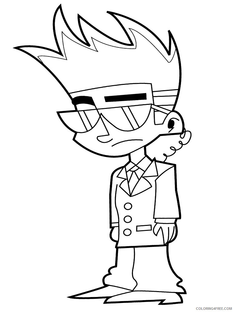 Johnny Test Coloring Pages TV Film johnny test 9 Printable 2020 04187 Coloring4free
