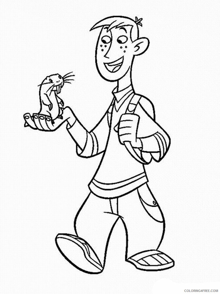 Kim Possible Coloring Pages TV Film Kim Possible 4 Printable 2020 04265 Coloring4free