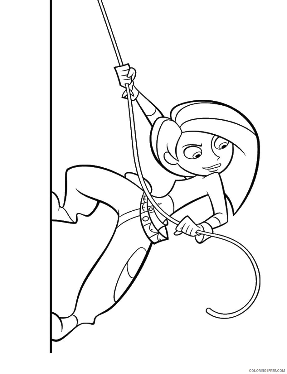 Kim Possible Coloring Pages TV Film kim possible_cl_10 Printable 2020 04244 Coloring4free