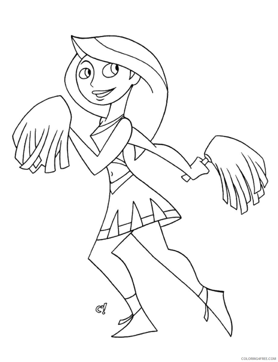 Kim Possible Coloring Pages TV Film kim possible_cl_19 Printable 2020 04249 Coloring4free