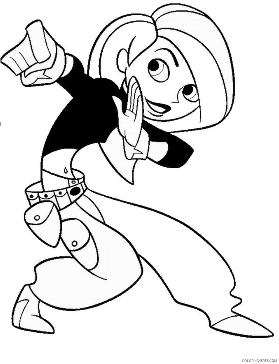 Kim Possible Coloring Pages TV Film kim possible_cl_20 Printable 2020 04250 Coloring4free