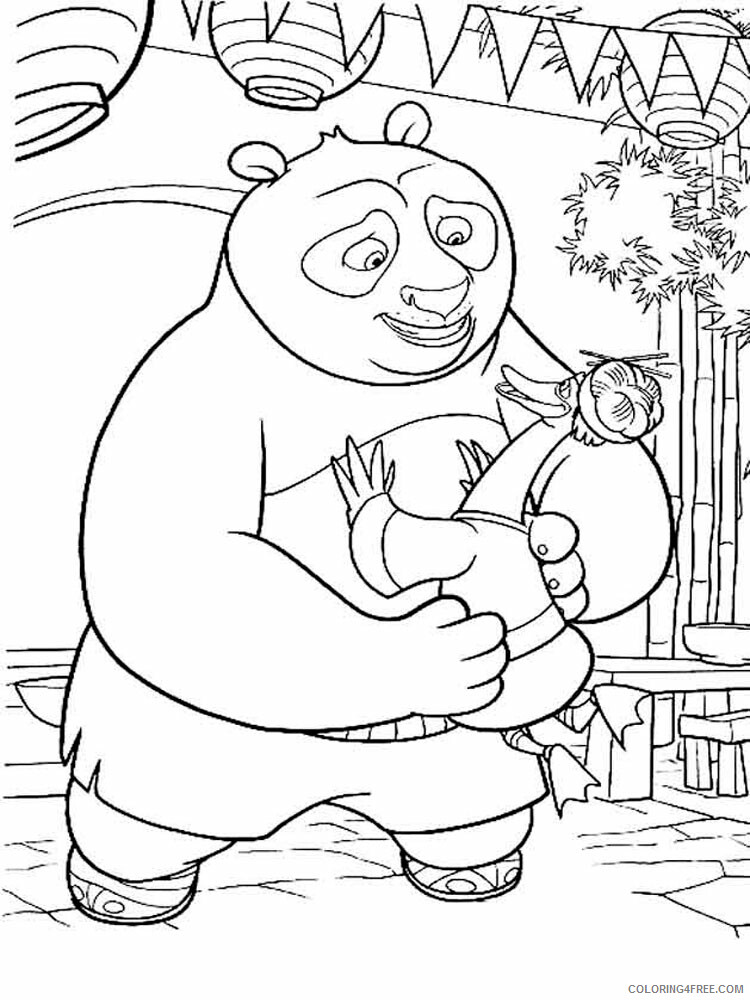 Kung Fu Panda Coloring Pages TV Film Kung Fu Panda 16 Printable 2020 04336 Coloring4free