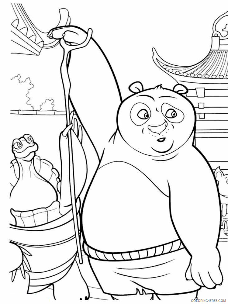 Kung Fu Panda Coloring Pages TV Film Kung Fu Panda 17 Printable 2020 04337 Coloring4free