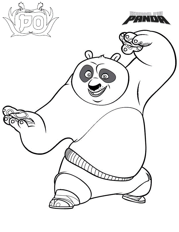 Kung Fu Panda Coloring Pages TV Film Kung Fu Panda Images Printable 2020 04351 Coloring4free