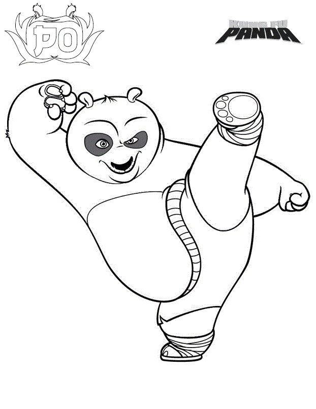 Kung Fu Panda Coloring Pages TV Film Kung Fu Panda Pictures Printable 2020 04354 Coloring4free