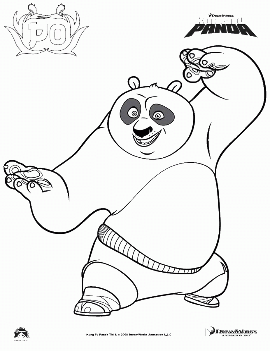 Kung Fu Panda Coloring Pages TV Film kung_fu_panda10 Printable 2020 04273 Coloring4free