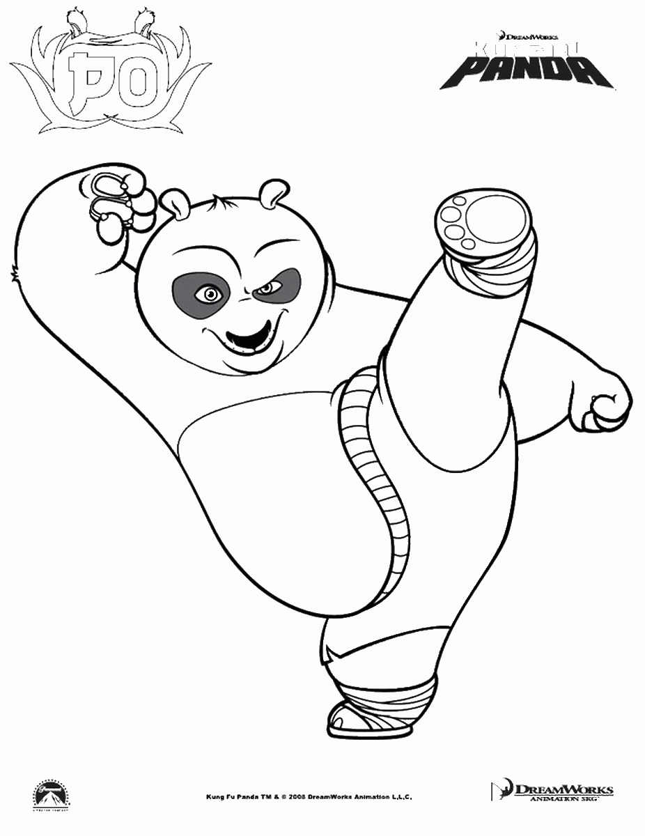 Kung Fu Panda Coloring Pages TV Film kung_fu_panda11 Printable 2020 04274 Coloring4free