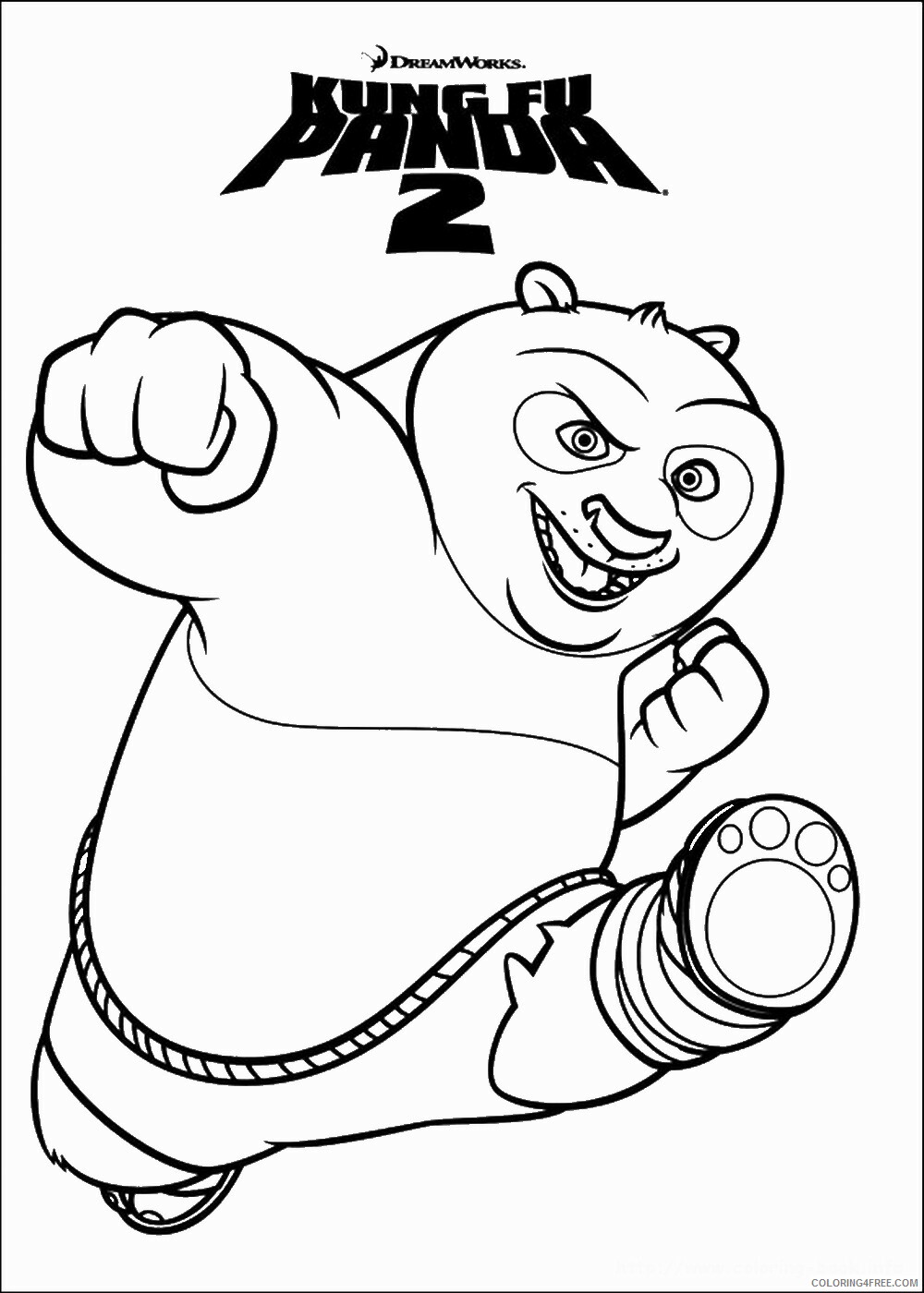 Kung Fu Panda Coloring Pages TV Film kung_fu_panda15 Printable 2020 04278 Coloring4free