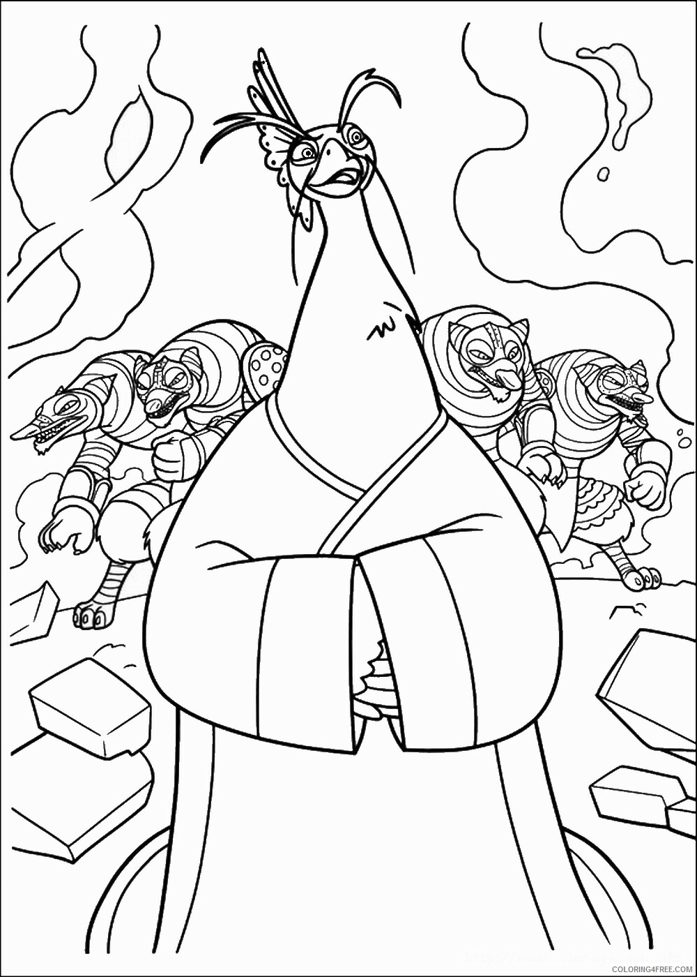 Kung Fu Panda Coloring Pages TV Film kung_fu_panda28 Printable 2020 04292 Coloring4free