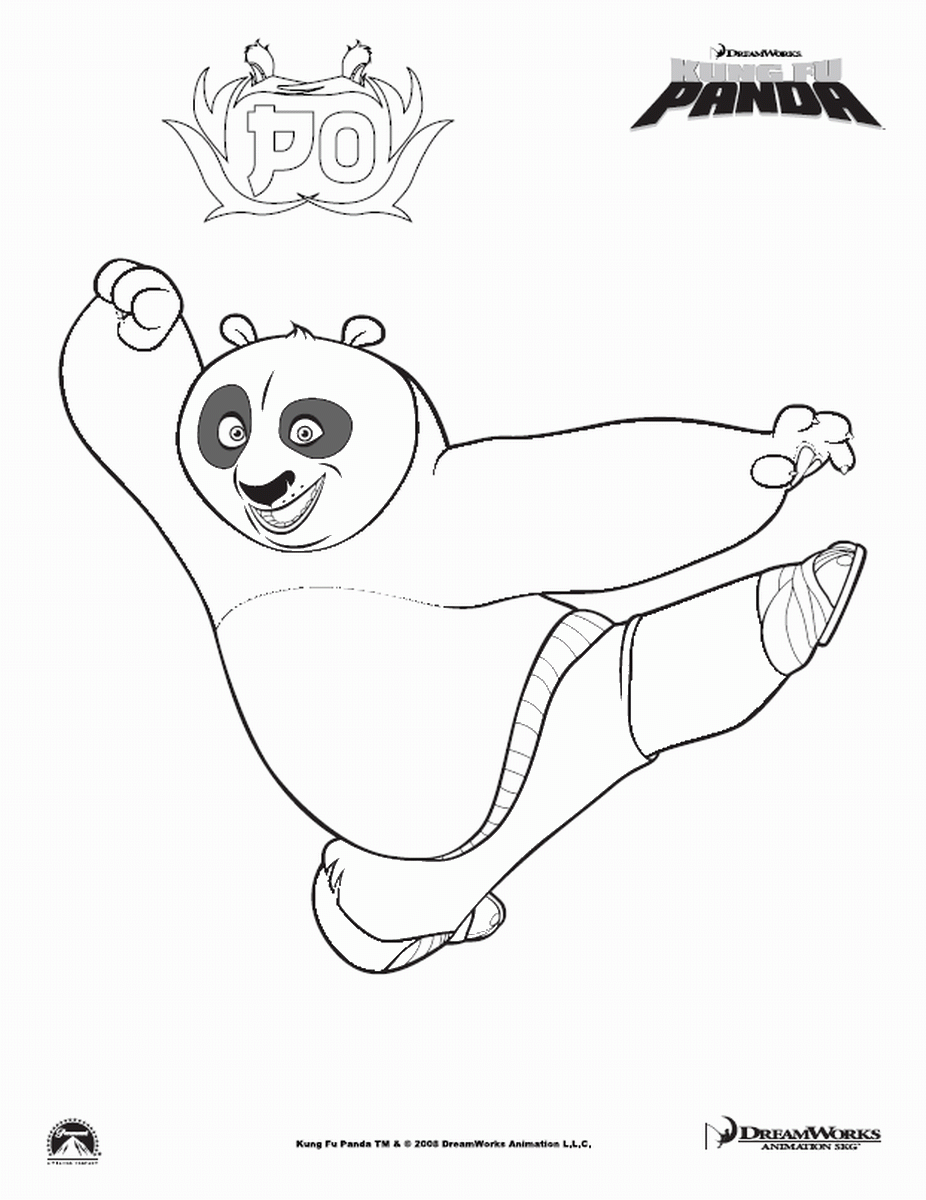 Kung Fu Panda Coloring Pages TV Film kung_fu_panda4 Printable 2020 04305 Coloring4free