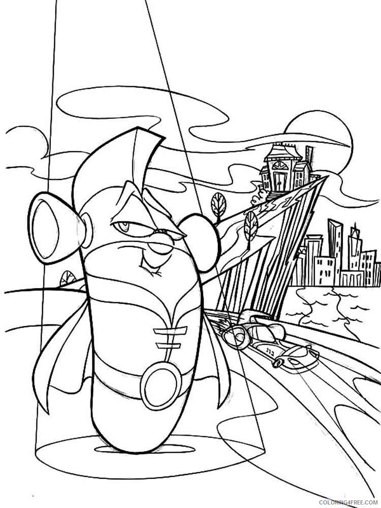 Larryboy Coloring Pages TV Film larry boy 13 Printable 2020 04372 Coloring4free