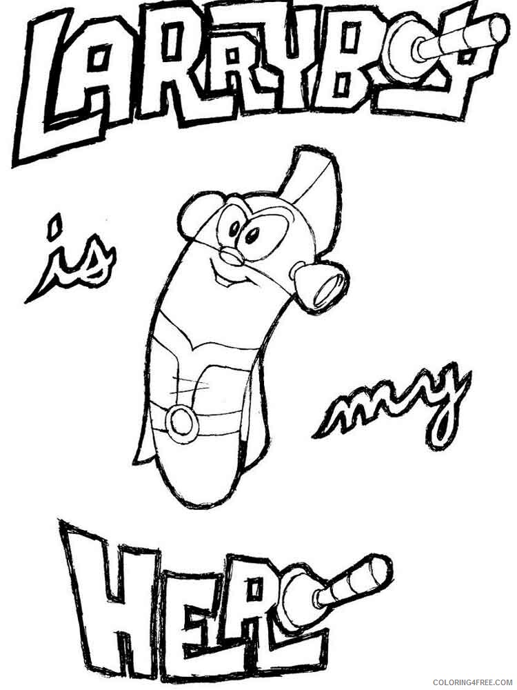 Larryboy Coloring Pages TV Film larry boy 16 Printable 2020 04375 Coloring4free