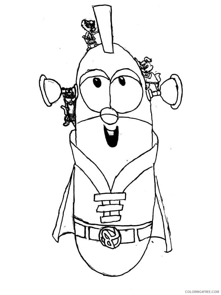 Larryboy Coloring Pages TV Film larry boy 2 Printable 2020 04376 Coloring4free