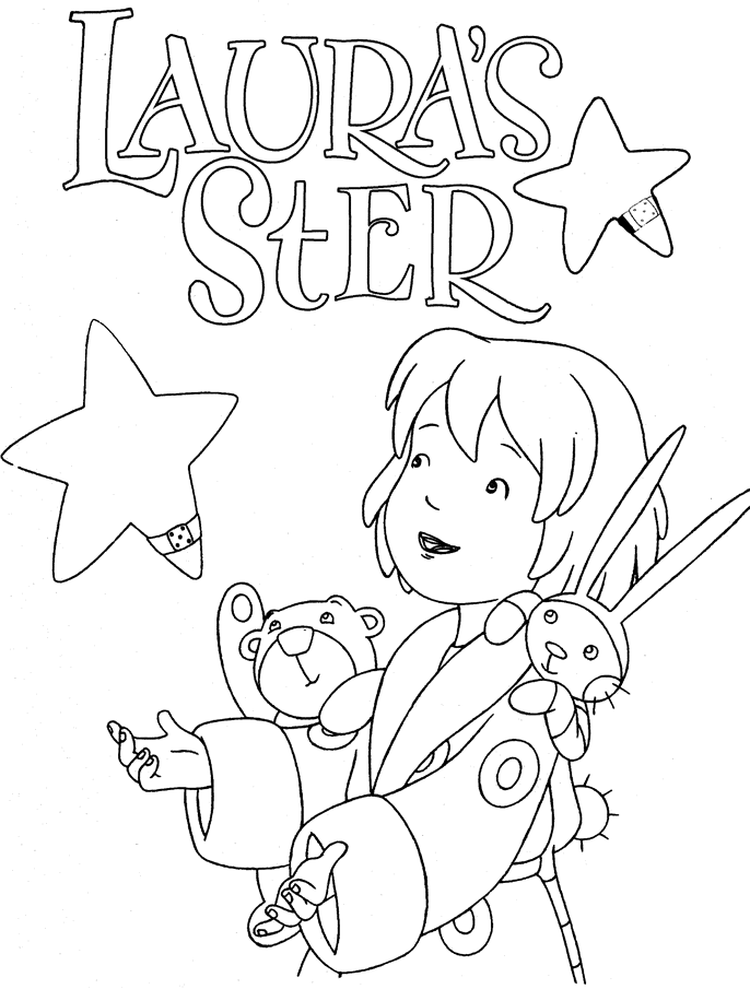 Lauras Stern Coloring Pages TV Film Printable 2020 04384 Coloring4free