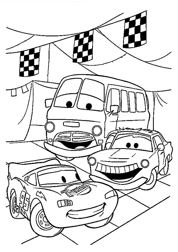 Lightning McQueen Coloring Pages TV Film color Printable 2020 04414 Coloring4free