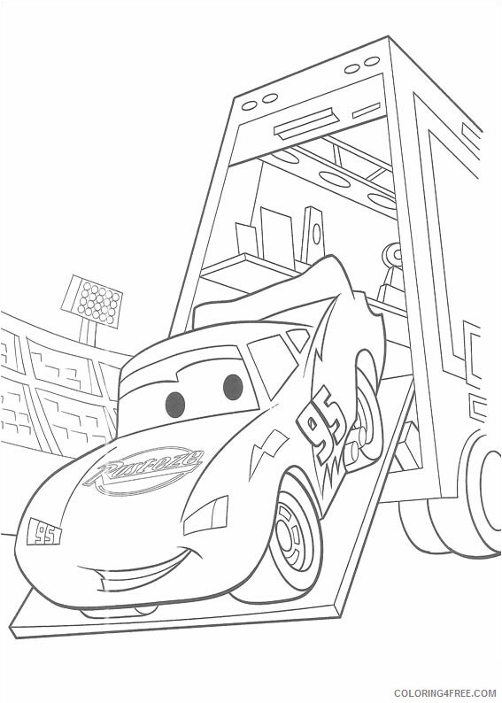 Lightning McQueen Coloring Pages TV Film for kids Printable 2020 04433 Coloring4free