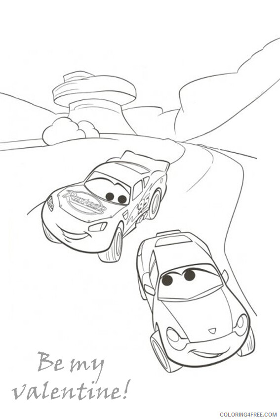 Lightning McQueen Coloring Pages TV Film free to Printable 2020 04419 Coloring4free