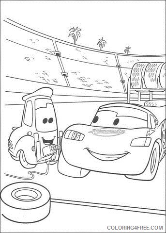 Lightning McQueen Coloring Pages TV Film guido helping mcqueen 2020 04411 Coloring4free