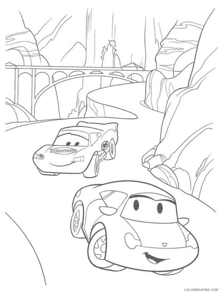Lightning McQueen Coloring Pages TV Film lightning mcqueen 7 Printable 2020 04431 Coloring4free