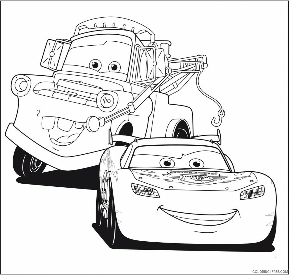 Lightning McQueen Coloring Pages TV Film lightning mcqueen Printable 2020 04423 Coloring4free