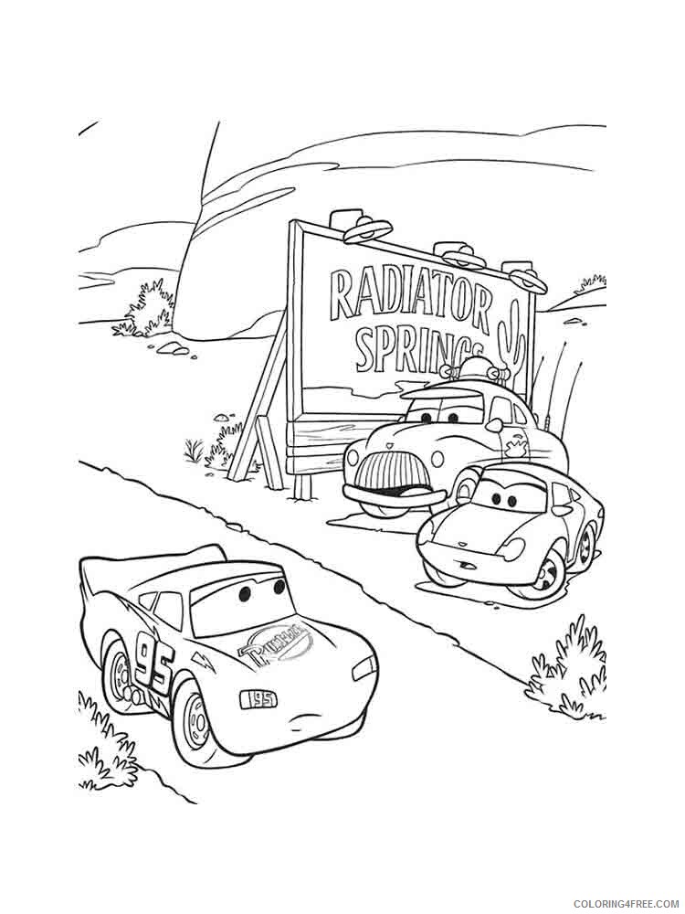 Lightning McQueen Coloring Pages TV Film lightning mcqueen Printable 2020 04425 Coloring4free