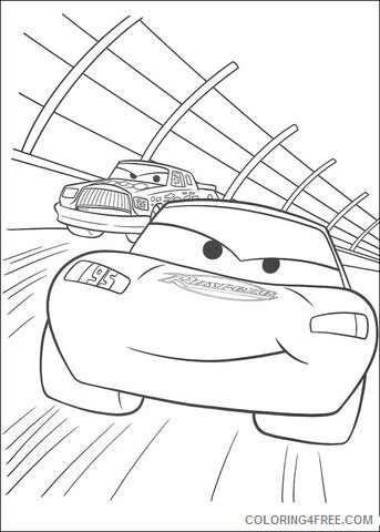 Lightning McQueen Coloring Pages TV Film mcqueen racing Printable 2020 04408 Coloring4free