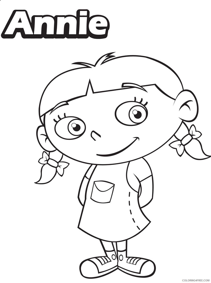 Little Einsteins Coloring Pages TV Film Annie Printable 2020 04533 Coloring4free