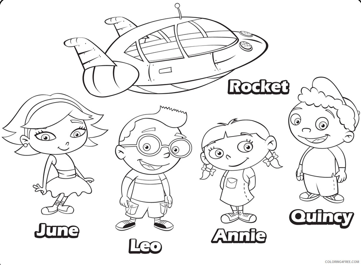 Little Einsteins Coloring Pages TV Film Characters Printable 2020 04536 Coloring4free