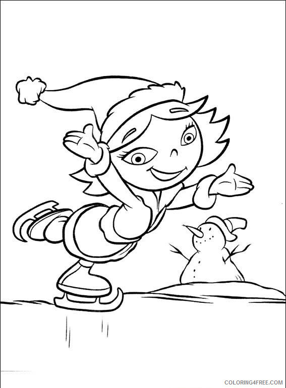 Little Einsteins Coloring Pages TV Film Ice Skating Printable 2020 04540 Coloring4free