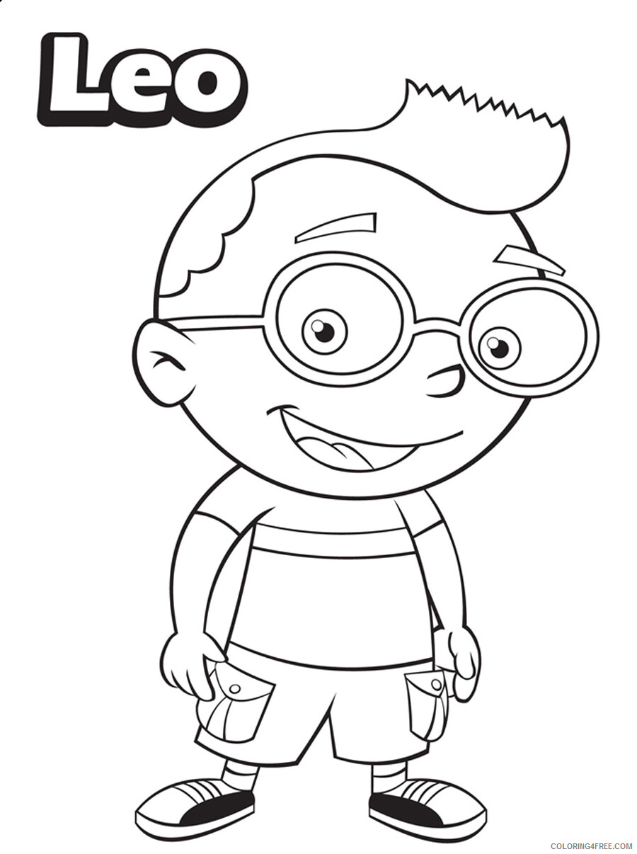 Little Einsteins Coloring Pages TV Film Leo Printable 2020 04543 Coloring4free