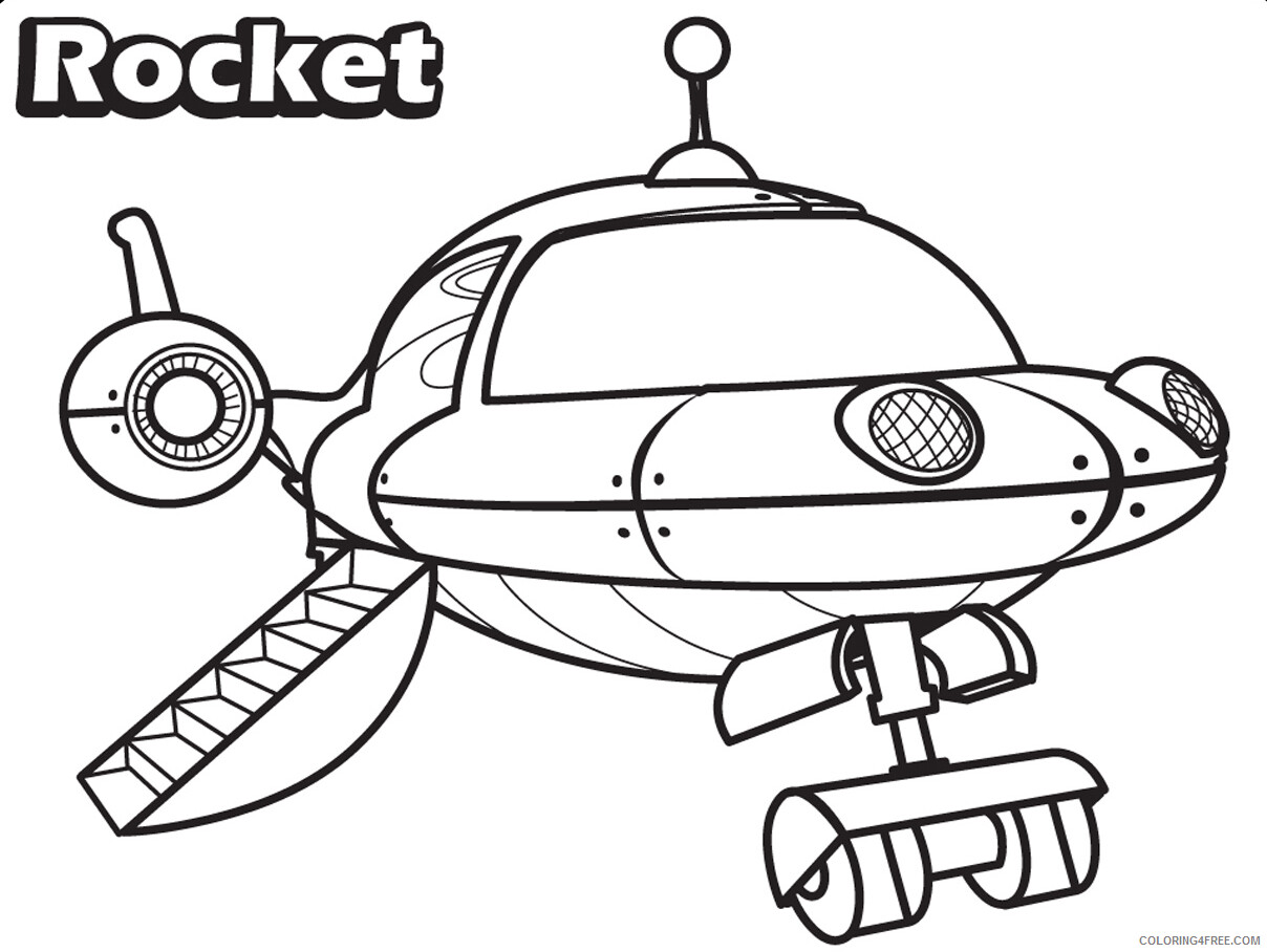 Little Einsteins Coloring Pages TV Film Rocket Landing Printable 2020 04548 Coloring4free