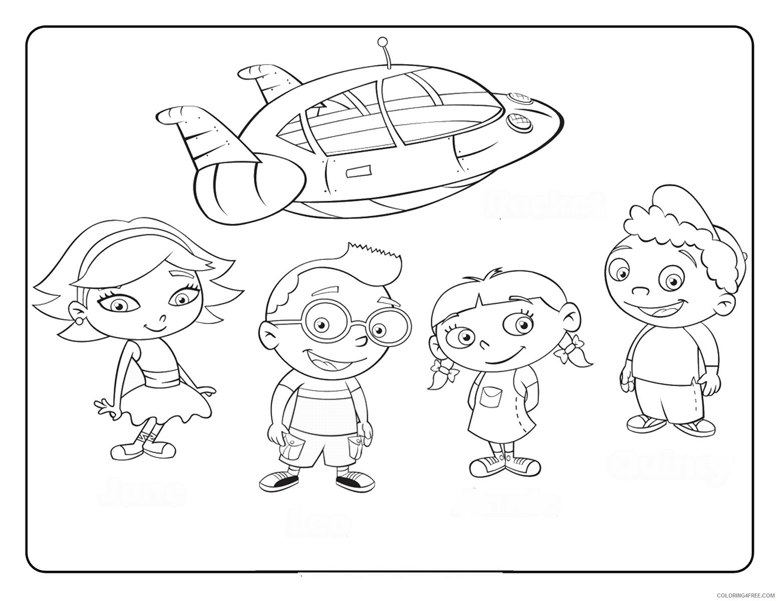 Little Einsteins Coloring Pages TV Film little_einsteins_09 Printable 2020 04473 Coloring4free