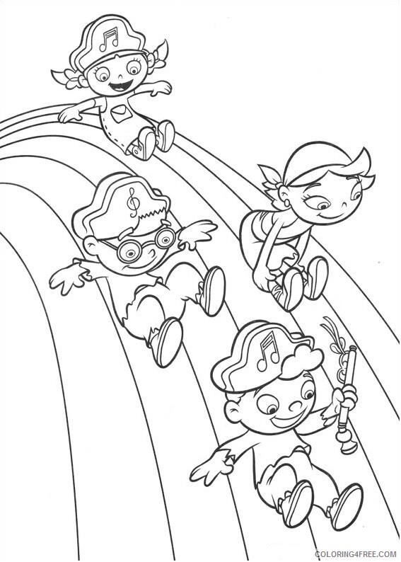 Little Einsteins Coloring Pages TV Film sliding a4 Printable 2020 04441 Coloring4free
