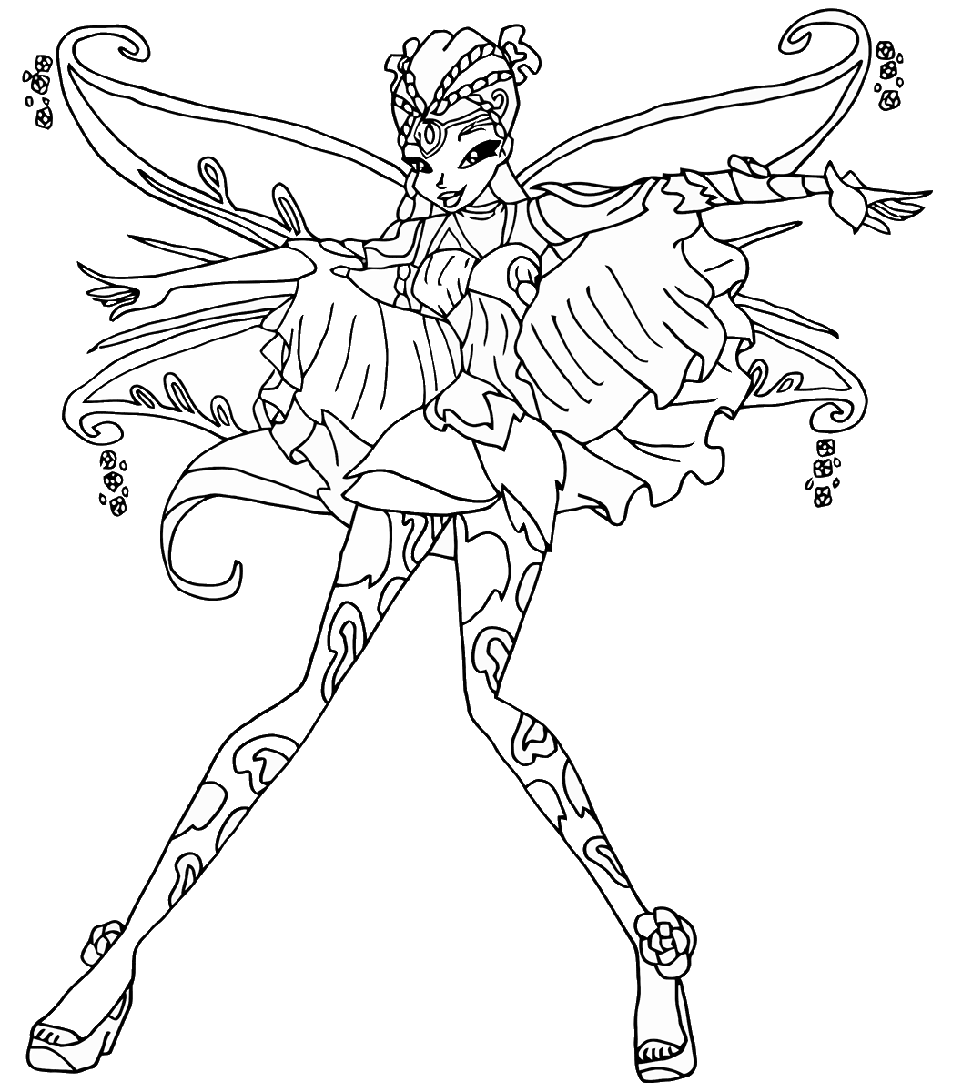 LoliRock Coloring Pages TV Film lolirock_coloring5 Printable 2020 04562 Coloring4free