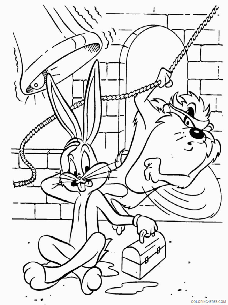 Looney Tunes Characters Coloring Pages TV Film Characters 11 Printable 2020 04619 Coloring4free