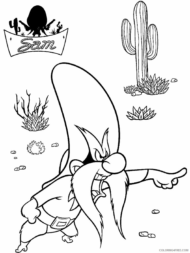 Looney Tunes Characters Coloring Pages TV Film Characters 19 Printable 2020 04622 Coloring4free