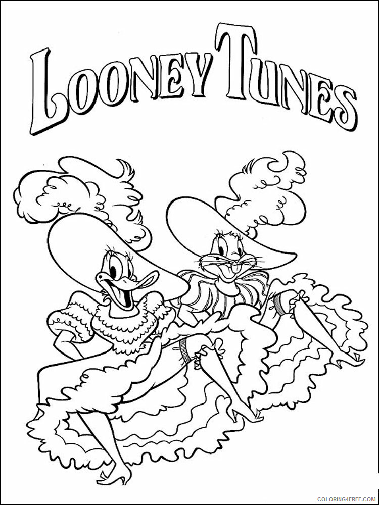 Looney Tunes Characters Coloring Pages TV Film Characters 20 Printable 2020 04623 Coloring4free